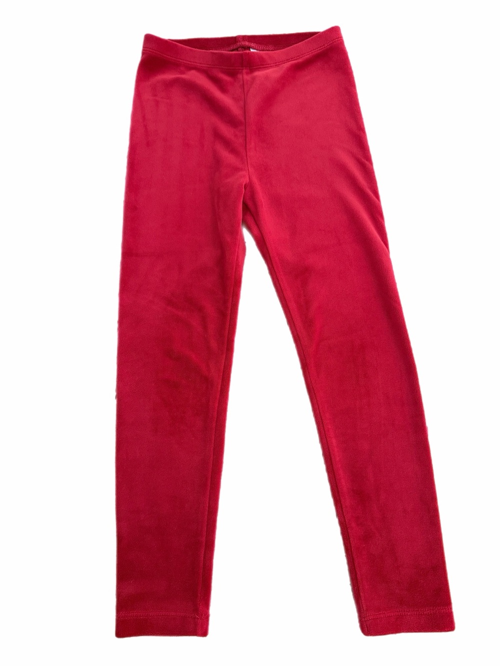 Tea Kids Red Velvet Stretch Leggings - Size 6
